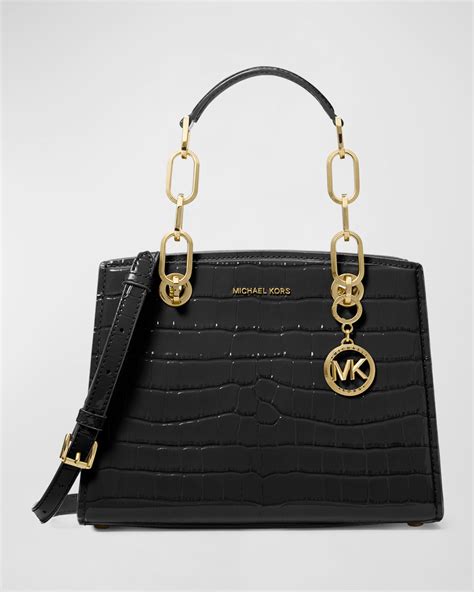 MICHAEL Michael Kors Cynthia Small Croc .